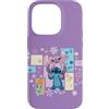 Disney Custodia per iPhone 14 Pro Disney Stitch & Angel Spring Easter Friendly Flower Faces