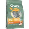 Oasy per Gatto Kitten con Pollo da 1,5 Kg