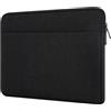 HEDUGO Custodia per Laptop con Tasca per Accessori Custodia Imbottita per Computer da 13 a 14 Pollici Compatibile con MacBook Air/Pro Porta Protettiva per Chromebook/Pc Portatile da 13" a 14", Nero