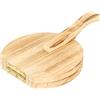 Qcwwy Utensile per Pressare la Pasta Pressa per Tortilla di Mais in Legno Utensile per Pressare la Pasta in Legno Pelle per Gnocchi di Legno Pasticceria in Legno Rullo per Pizza in