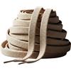 EcoPrice® Lacci Piatti da 4 mm per scarpe sportive e stivali - 2 Paia BEIGE