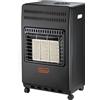 VINCO COD.71406 Stufa A Gas Con Bombola 4200W Con 3 Fuochi- Nero Opaco