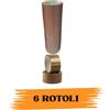EcoPrice Nastro Adesivo Imballaggio Colorato Avana C. 48mmx132m 6 Rotoli Scotch EcoPrice®