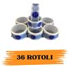 EcoPrice Nastro Adesivo Imballaggio SIGILLO DI GARANZIA 48mmx66m 36 Rotoli Scotch EcoPrice®