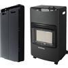 EcoPrice Stufa A Gas Pieghevole,Infrarossi,Accensione Piezoelettrica,Adatta Per GPL/Butano/Propano,A 15 Kg,Sistema ODS EcoPrice®
