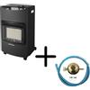 EcoPrice Stufa A Gas Pieghevole,Infrarossi,Adatta Per GPL/Butano/Propano,A 15 Kg,Sistema ODS+Regolatore+Tubo0.5 Metri+Fascette EcoPrice®