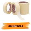 EcoPrice Nastro Adesivo Carta Gommata 25Mmx50m 36 ROTOLI EcoPrice®