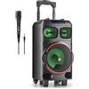 Ngs Speaker Trolley Wild dub zero Dj Party Microfono Rgb Tws 120w