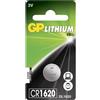 GPBM ITALY Batteria Al Litio CR1620 GP (GPBM)LITHIUM BATTERY GP CR1620-7C1 3V