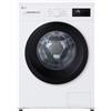 LG Lavatrice 9kg Serie A1 Classe A 1400 giri, Programma Igiene con vapore, Display grande, Design essenziale White