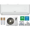 ZEPHIR Climatizzatore Condizionatore 18000 BTU Inverter Monosplit A++/a+ Ztq18000 Con Due Telecomandi Wifi MY24