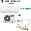 Hisense Easysmart 12000 BTU R32 Wi-Fi integrato+EcoPrice Staffa Universale