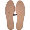 EcoPrice Soletta In Cuoio Naturale Ecologica - Misure da 35 a 47 EcoPrice® - Numero Scarpa: 38