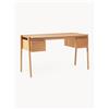 Westwing Collection Scrivania in legno con cassetti Libby