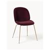 GUBI WESTWING x GUBI, Sedia da pranzo in velluto Beetle by Delia Lachance -