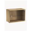 String Furniture Vetrina con anta battente in vetro String System, larg. 58 x prof. 30 cm