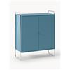 Westwing Collection Credenza alta in metallo Robyn - Blu