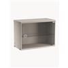 String Furniture Vetrina con anta battente in vetro String System, larg. 58 x prof. 30 cm