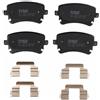 TRW GDB1516 Pastiglie Freno Set di 4 para Audi A4 B7 Avant (8ED) 2004-2008 Assale Posteriore e Altri Veicoli