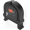 Hama Tester per batterie ricaricabili - Misuratore universale con display digitale luminoso per batterie 6 tipi AA AAA C D blocco 9V batterie rotonde - nero