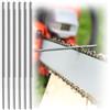 EFFEKTWERK Set di lime per affilare motoseghe - 6 lime tonde compatibili con motoseghe con passo ⅜ (0,325) - Kit di strumenti efficiente per limare catene di seghe - di EffektWerk