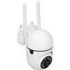 Shanrya Telecamera di Sorveglianza Esterna Visione Notturna HD USB Lampadina Telecamera di Sicurezza 1080P Chiarezza Orizzontale 2MP per Fattoria