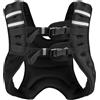 TimeBreak Gilet con peso integrato da 8 kg, nero