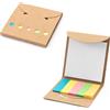 hi!dea™ Set da ufficio con carta riciclata al 100%, con 6 blocchi note adesivi AINSLEY personalizzate o neutre