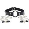 TOYZ4LOVERS Morso Bondage con Pinze Ring Gag