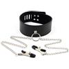 TOYZ4LOVERS Collare Bondage con Morsetti Leash