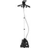 HOMCOM Stiratrice Verticale a Vapore da 1.4L con Asta Estendibile e 2 Rotelle, in ABS e PP, 26x21.5x29 cm, Nero | Aosom Italy