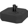 Outsunny Base per Ombrellone Quadrata Riempibile con Sabbia o Acqua fino a 25kg, Nero | Aosom Italy