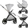 Chicco - Trio Bellagio 2.0 Comfort Con Seggiolino Auto Kory Isize Plus, Amber Glow
