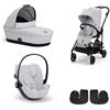 Cybex - Trio Melio Carbon con Cloud G Isize, Fog Grey