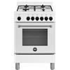 La Germania AMN664EBV24 - Cucina a gas con forno elettrico, 60x60 cm, bianco, Classe energetica A
