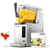 VEVOR Macchina per Granite 1 x 3 L 350 W Serbatoio Singolo Macchina per Bevande Ghiacciate Succo Fredde Cocktail con Funzione Autopulente per Preparazione Frappé, Milkshake, Frullati