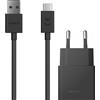 SONY CARICABATTERIE ORIGINALE DA CASA FAST CHARGING UCH12 16.2W + UCB20 Type C BLACK BULK PER SMARTPHONE
