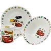 Stor Set spuntino in ceramica in confezione regalo 3 pezzi (ciotola, piatto, tazza) di Cars - Disney