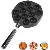 Yosoo Padella Grill per Takoyaki, 12 Cavità Takoyaki Padella Antiaderente/Piatto di Cottura in Alluminio, Piastra per Polpo Palla, Macchina per