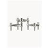 STOFF Nagel Portacandele Stoff Nagel - Argento