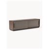 Westwing Collection Mobile TV in legno con frontale imbottito Wisp - Marrone