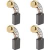 eMagTech 4 spazzole di carbone per trapano a percussione demolizione, 7 x 11 x 17 mm, compatibili con Hikoki DH40MC