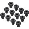 QUARKZMAN 50pz Occhielli in Gomma Diametro Montaggio 3mm ID 1,5mm H 5mm Guarnizione Protezione Passacavi in Gomma per Cavi Tubi