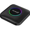 Carlinkit Adattatore Autoradio CarlinKit TBOX Ambient Wireless 8G/128G Android 13 Nero [CPC200-TBOX LED]