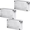 Mintice 3 pezzi Pro 1590B stile 115x65x35mm scatola di metallo stomp di alluminio custodia del caso pedale effetto chitarra