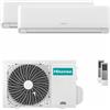 Hisense Condizionatore Hisense EcoSense dual split 7000+7000 BTU inverter A++ wifi unità esterna 4.1 kW 2AMW42U4RGC/KF20MR01G_2