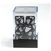 Raven Distribution Raven Queen Dice Set - Dadi Vampiri con Rosa Nero/Bianco (10)