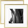 MCS Foundry Metal - Cornice da parete in ottone, 30,5 x 30,5 cm, 20 x 20,3 cm (confezione da 2)