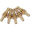 A ABSOPRO Giunti per Tubi Ottone Tubo Flessibile Raccordo Raccordo Universale 8mm Aria Acqua Carburante Tubo (Set di 5)