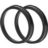 TUCKBOLD Anelli Centrici del Mozzo Neri 2 Pezzi Ammortizzanti per Auto | Materiale Plastica, Diametro Esterno 76.1mm, Diametro Interno 65.1mm, Spessore 10mm, Riduce Vibrazioni